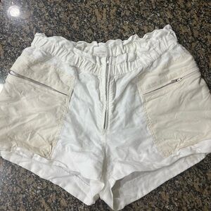 Wilfred white linen shorts